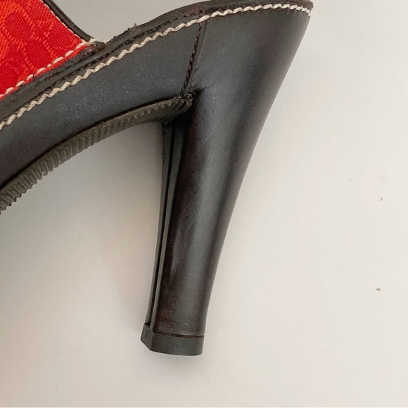 Coach Kieran Patchwork Slip On Clogs - Picture 8 of 9